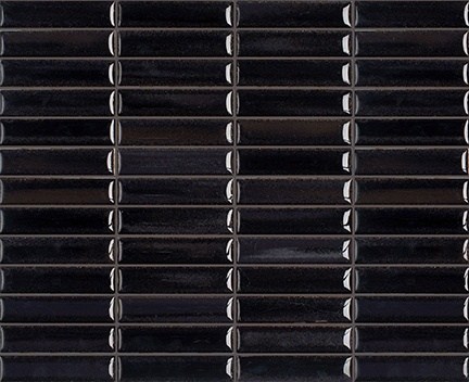 Mozaika Glossy Black | černá | 316 x 316 mm | lesk