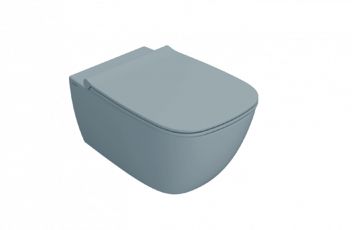 WC Genesis | 550x360x330 mm | závěsné | Modrá mat | Rimless