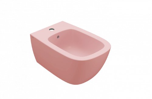 Bidet Genesis | závěsný | 550x360x270 mm | Růžová mat