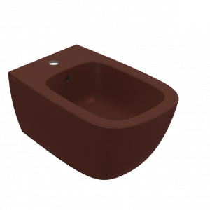 Bidet Genesis | závěsný | 550x360x270 mm | Cihlová mat