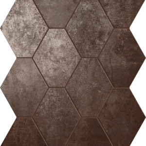 Dlažba Oxid Hexagon Lava | 250x340  | mat