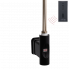 Topná tyč | Home Plus O-profil s dálkovým ovladačem | černá | 1200W | bez připojovacího kabelu