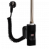 Topná tyč | Home Plus Eco | D-profil | černá | 900W | s připojovacím kabelem se zástrčkou