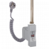 Topná tyč | Home Plus Eco | obdélníkový profil | chrom mat | 600W | s připojovacím kabelem se zástrčkou