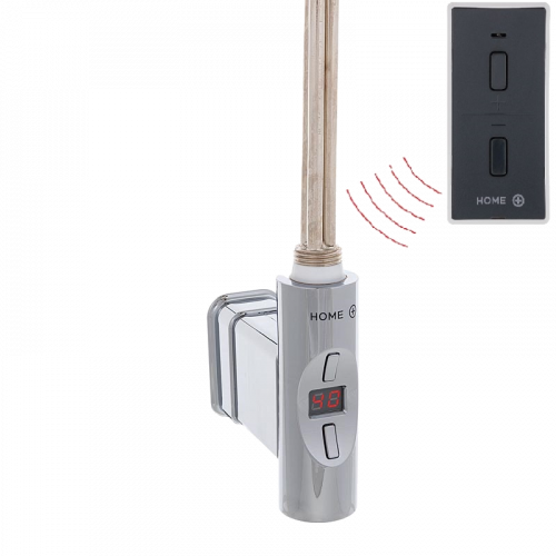 Topná tyč | Home Plus O-profil s dálkovým ovladačem | chrom lesk | 1200W | bez připojovacího kabelu