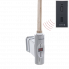 Topná tyč | Home Plus O-profil s dálkovým ovladačem | chrom lesk | 1200W | bez připojovacího kabelu