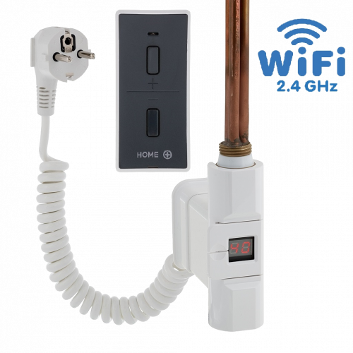 Topná tyč | Home Plus WiFi BASIC | bílá | 900W | s připojovacím kabelem se zástrčkou