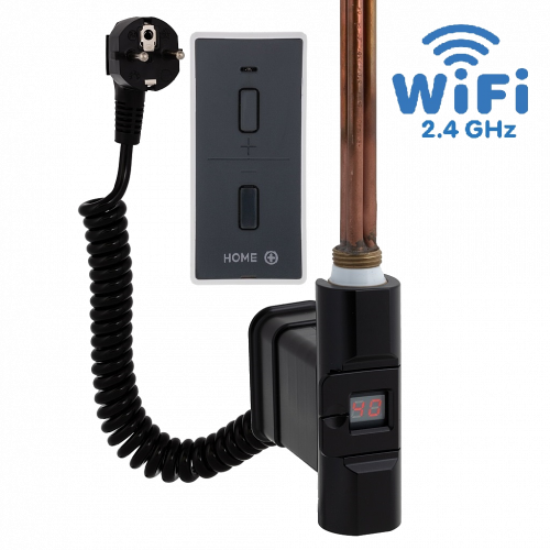 Topná tyč | Home Plus WiFi BASIC | černá | 600W | s připojovacím kabelem se zástrčkou