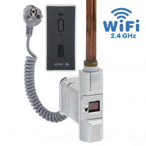 Topná tyč | Home Plus WiFi BASIC | chrom lesk | 300W | s připojovacím kabelem se zástrčkou