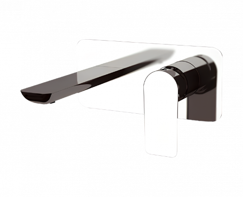 Umyvadlová baterie podomítková | 230 | páková | černá mat | INFINITY