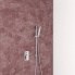 Sprchový set INFINITY  pákový podomítkový s vestavnou nerezovou hlavicí 330x480 mm a ruční sprškou | chrom lesk