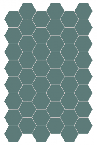 Dlažba Hexa Laurel Green | zelená | 160x140 | mat