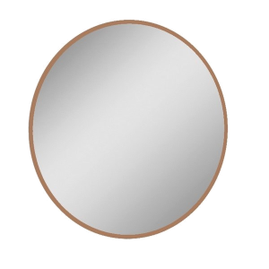Koupelnové LED zrcadlo | Sand Round | Ø 1000 | růžové zlato