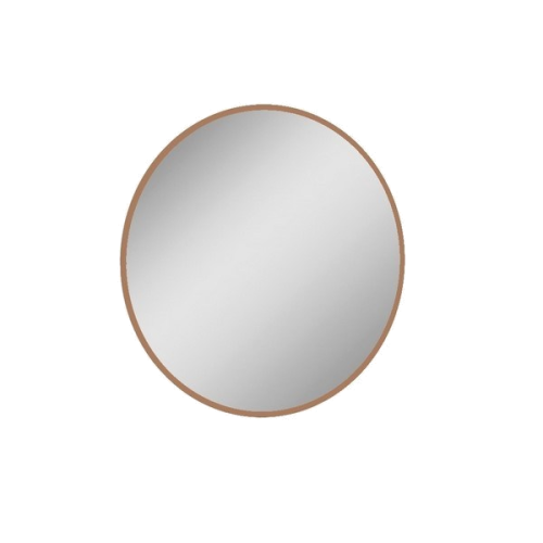 Koupelnové LED zrcadlo | Sand Round | Ø 600 | růžové zlato