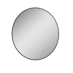 Koupelnové LED zrcadlo | Sand Round | Ø 800 | černá
