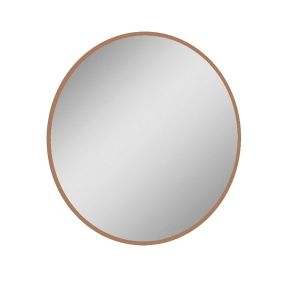Koupelnové LED zrcadlo | Sand Round | Ø 800 | růžové zlato