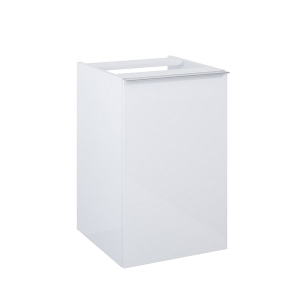 Kontejner s košem na prádlo | 40 | bílá matná