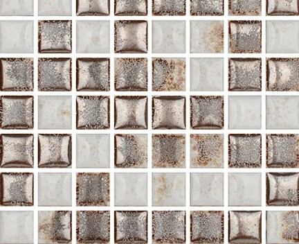 Mozaika Luxor White | bílá | 316 x 316 mm | lesk