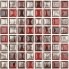 Mozaika Luxor Ruby | červená | 316 x 316 mm | lesk