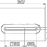 Ovládání WC modulu Linka | černá/zlatá-mat