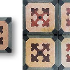 Dlažba Memory | Decor M01 | 200x200 mm | mat