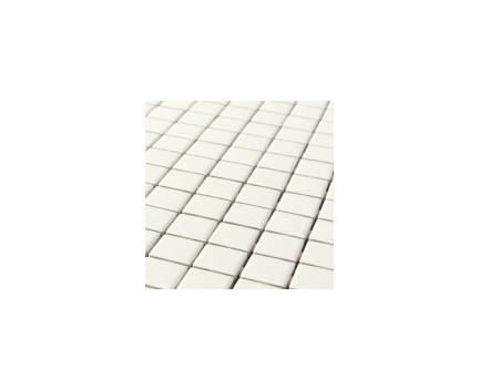 Mozaika Matt White | 18x18mm | mat
