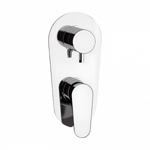 Podomítkový modul dvoucestný | pákový | chrom lesk | CLASS LINE