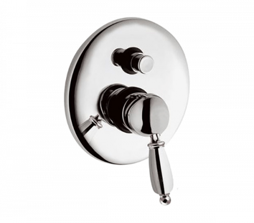 Podomítkový modul dvoucestný | pákový | mosaz stařená mat leštěný | LIBERTY