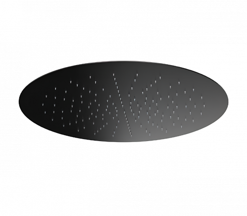 Vestavná sprchová hlavice | kruhová Ø 340 mm | černá mat
