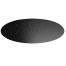 Vestavná sprchová hlavice | kruhová Ø 340 mm | černá mat