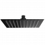 Sprchová hlavice SoffiSlim SQ | závěsná | 300 x 300 mm | čtvercová | leštěná nerez | černá mat