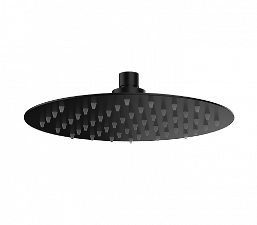 Sprchová hlavice SoffiSlim RD | závěsná | Ø 300 mm | kruhová | černá mat