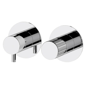 Podomítkový modul třícestný | pákový | chrom lesk | CELEBRITY DUNE | horní díl