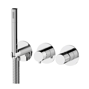 Vanová a sprchová baterie | dvoucestná | páková | chrom černý broušený mat leštěný | CELEBRITY CHESTER