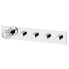 Podomítkový modul Chrono | čtyřcestný | chrom černý broušený