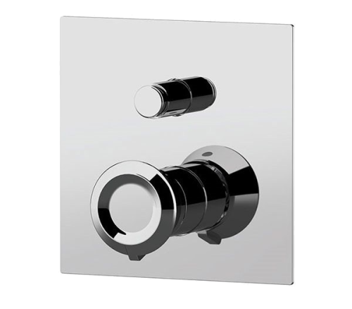 Podomítkový modul dvoucestný | pákový | bílá mat | ELEMENT