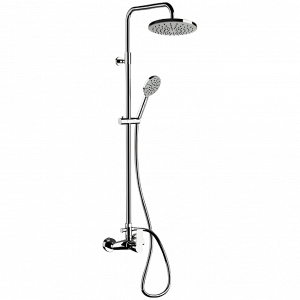 Sprchový set | nástěnný pákový | s hlavicí 200x200 | chrom lesk | ENERGY