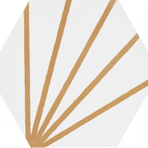 Dlažba Meraki | Line Mostaza | 198x228 mm