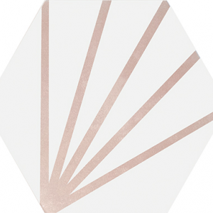 Dlažba Meraki | Line Rosa | 198x228 mm