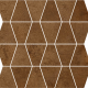 Mozaika Metallic Prism Corten | hnědá | 350x350 mm | mat