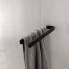 Držák ručníku Nikau dvojitý 376mm | černá mat