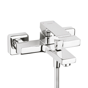 Nástěnná vanová baterie | se sprchou | páková | chrom | GOTA