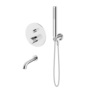 Vanová baterie podomítková | se sprchou | chrom | HAMNES