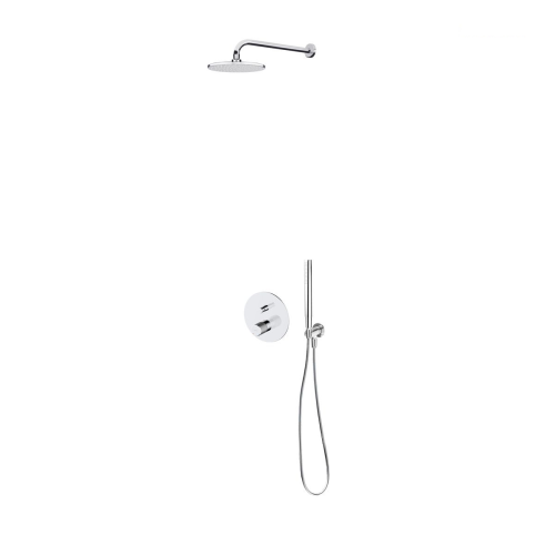 Sprchový set | podomítkový | se závěsnou hlavicí Ø220 | chrom | HAMNES