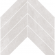 Chevron Brazilian Slate Oxford White | 120x530 | mat