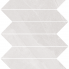 Chevron Brazilian Slate Oxford White | 120x530 | mat