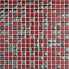 Mozaika Oxide Red&Silver | červená | 316 x 316 mm | lesk