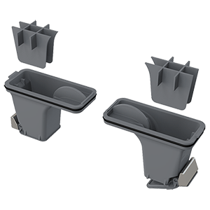 Sada kombinovaných zápachových uzávěr pro nerezové žlaby ALCA | APZ1, APZ4, APZ5, APZ6, APZ7, APZ11, APZ1001, APZ1004, APZ1006,