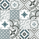 Dlažba Neocim Plus Patchwork Blue/Gris | 200x200 | dekor