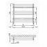 Radiátor Ulysses | 500x610 mm | šedobéžová lesk